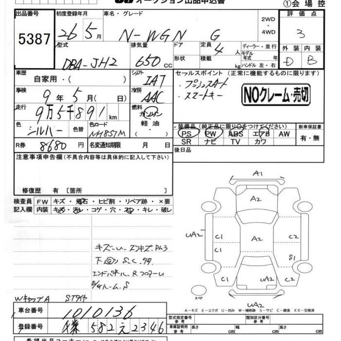 HONDA N-WGN