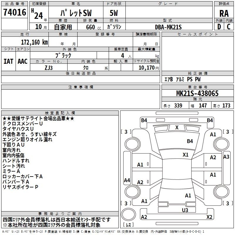 SUZUKI PALETTE
