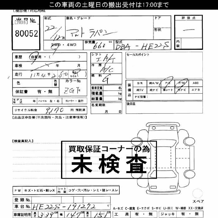 SUZUKI ALTO LAPIN