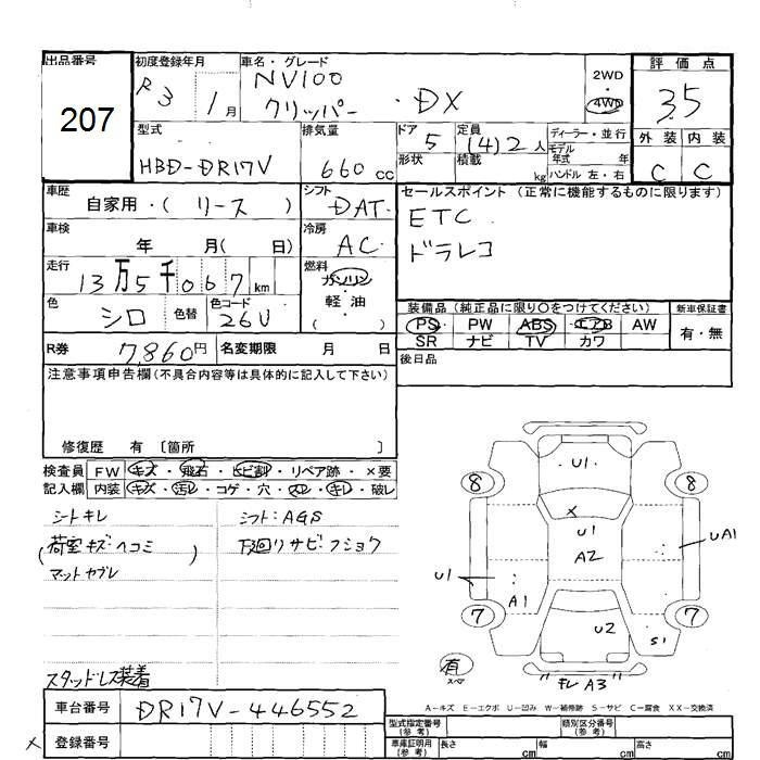 NISSAN NV100 CLIPPER