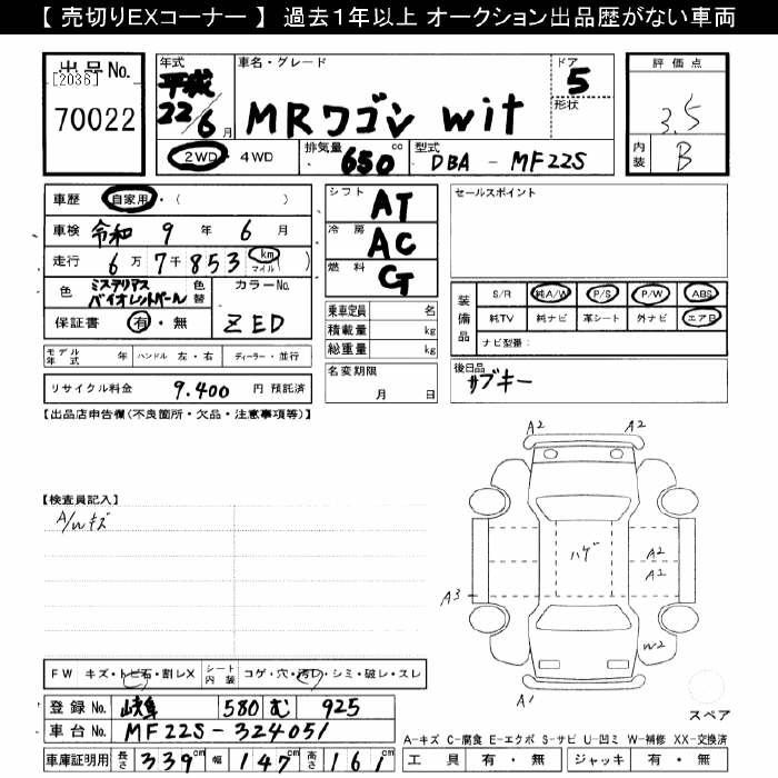 SUZUKI MR WAGON