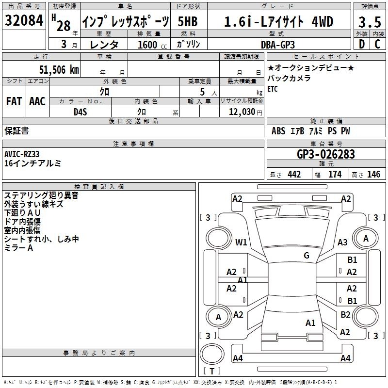 SUBARU IMPREZA