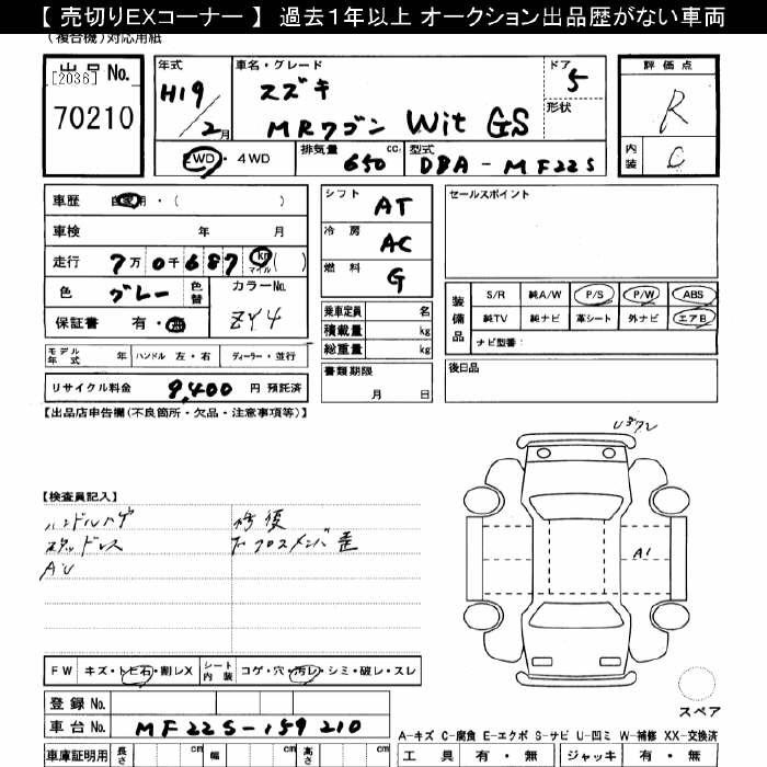 SUZUKI MR WAGON