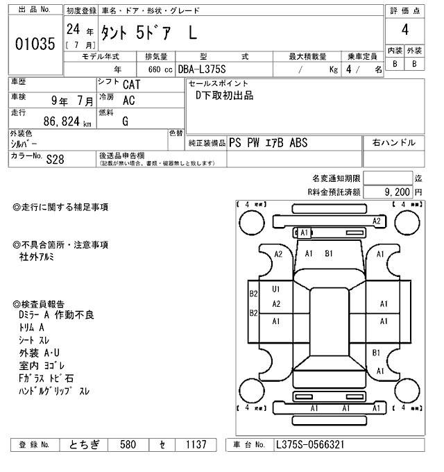 DAIHATSU TANTO