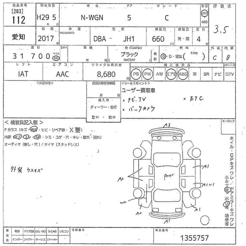 HONDA N-WGN
