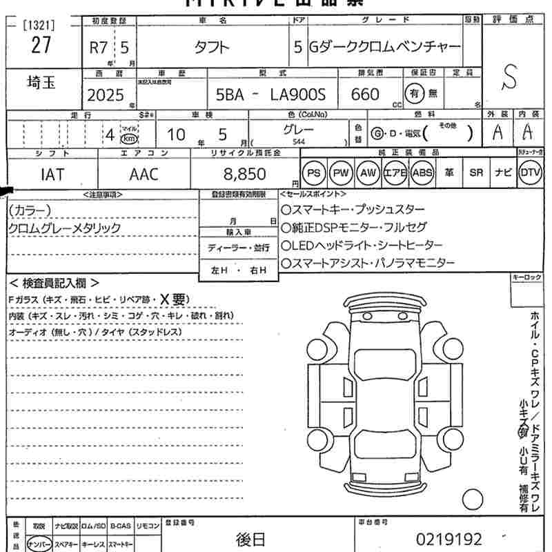 DAIHATSU TAFT