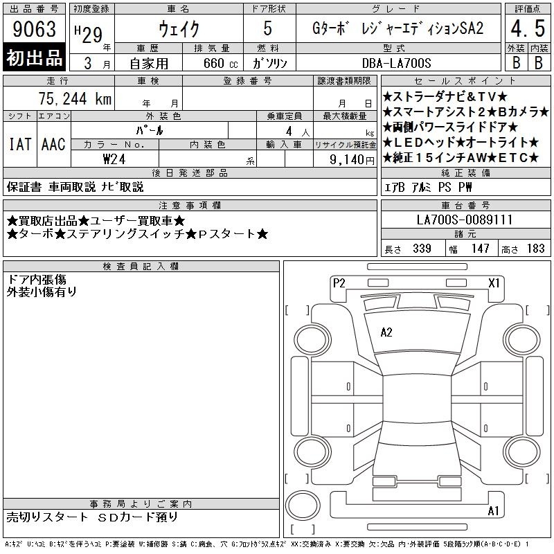 DAIHATSU WAKE