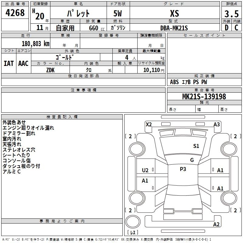 SUZUKI PALETTE