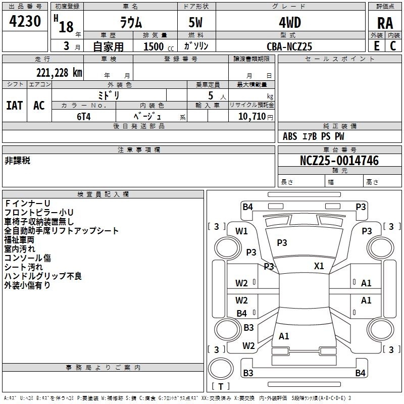 TOYOTA RAUM