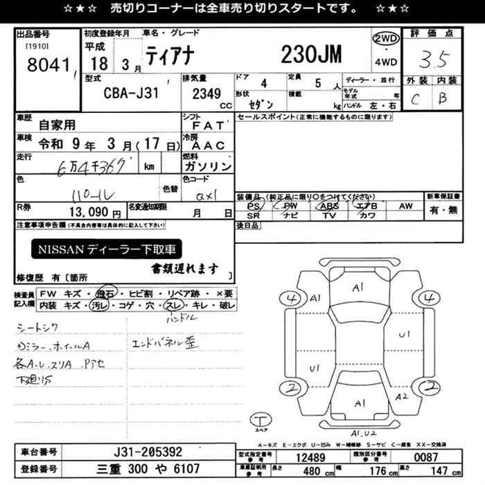 NISSAN TEANA