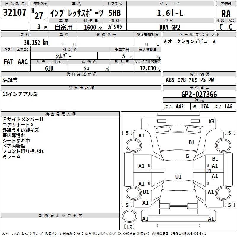 SUBARU IMPREZA