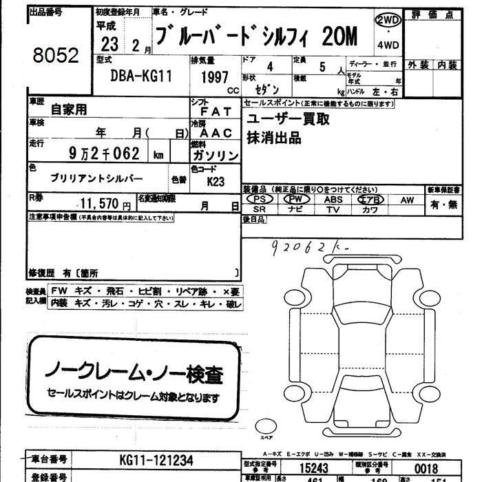 NISSAN BLUEBIRD SYLPHY