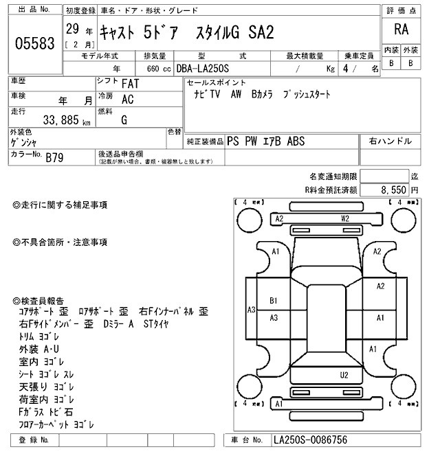 DAIHATSU CAST