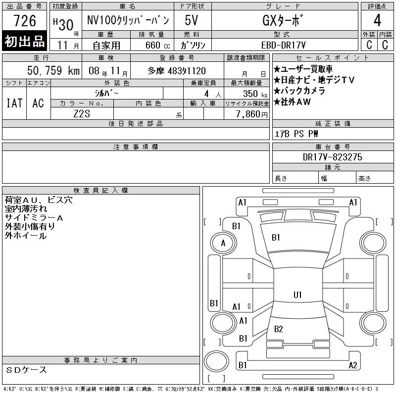 NISSAN NV100 CLIPPER