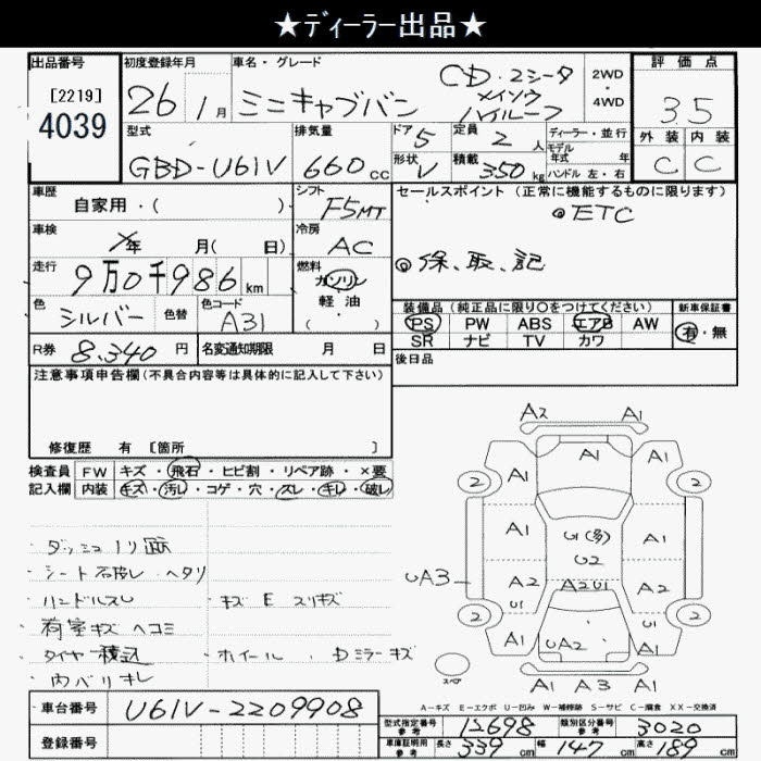 MITSUBISHI MINICAB