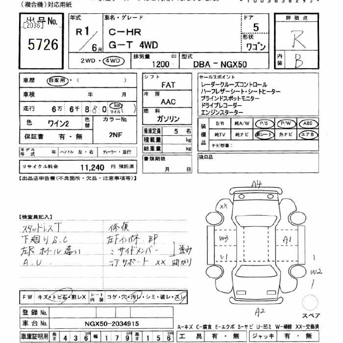 TOYOTA C-HR