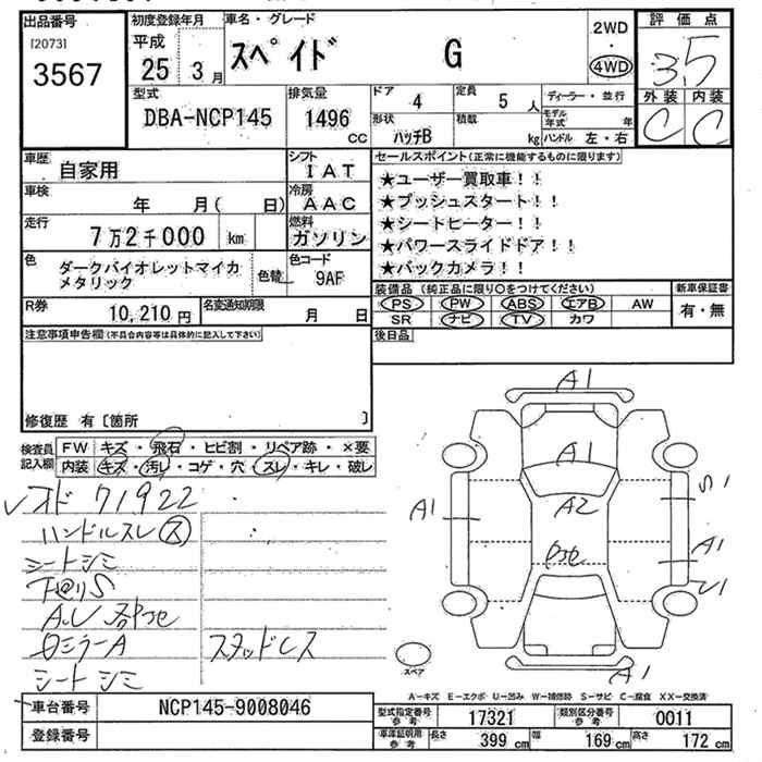 TOYOTA SPADE