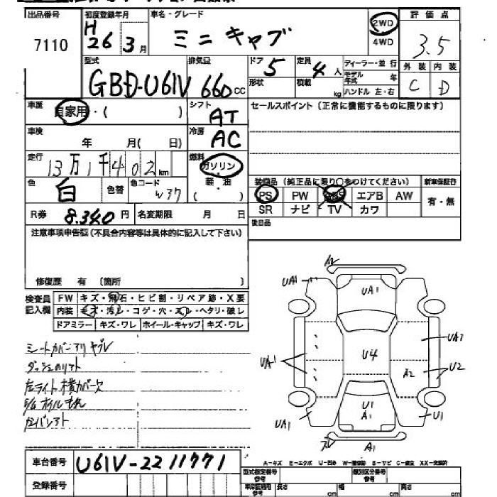 MITSUBISHI MINICAB