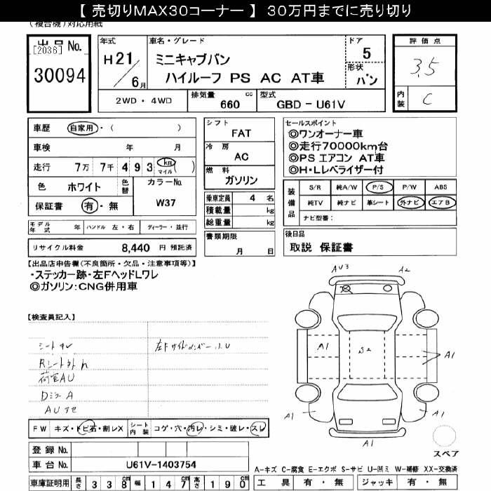 MITSUBISHI MINICAB