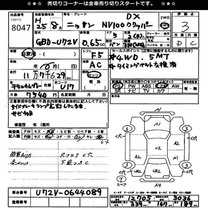 NISSAN NV100 CLIPPER