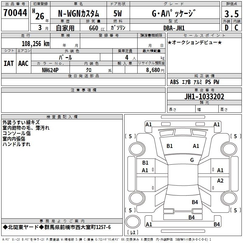 HONDA N-WGN