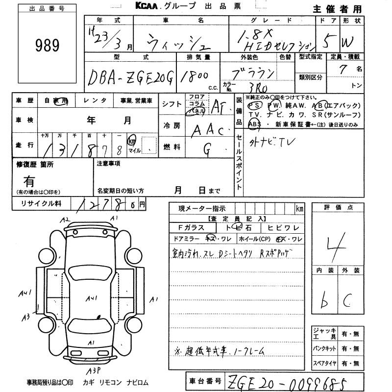 TOYOTA WISH