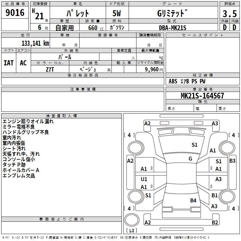 SUZUKI PALETTE