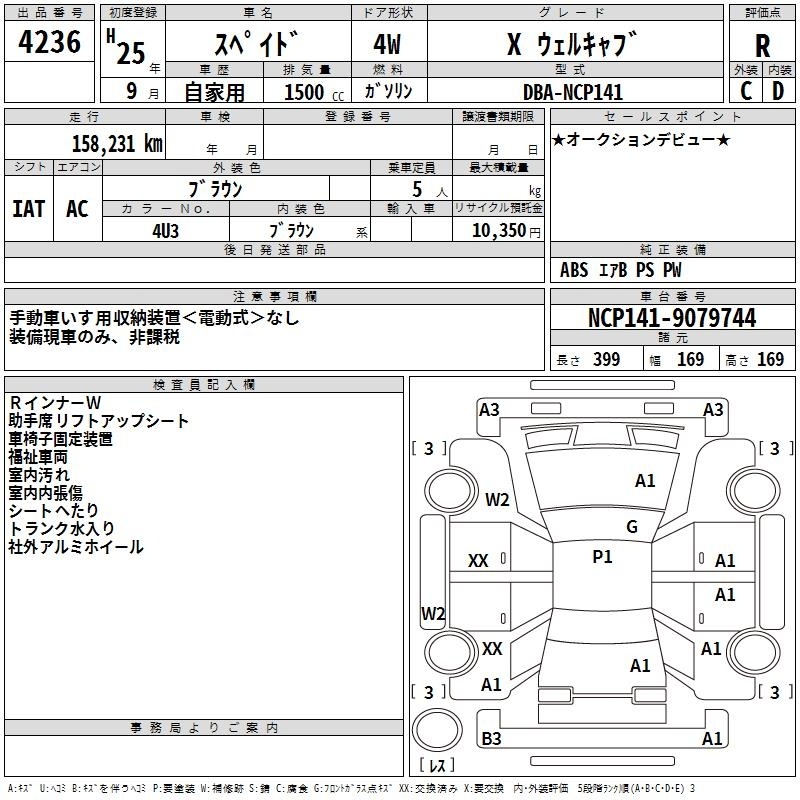 TOYOTA SPADE