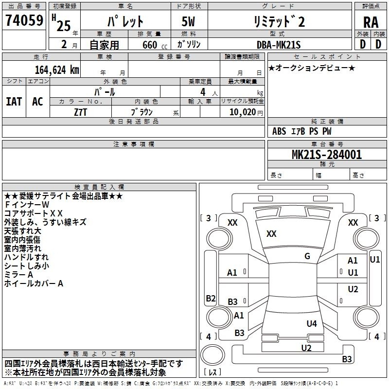 SUZUKI PALETTE