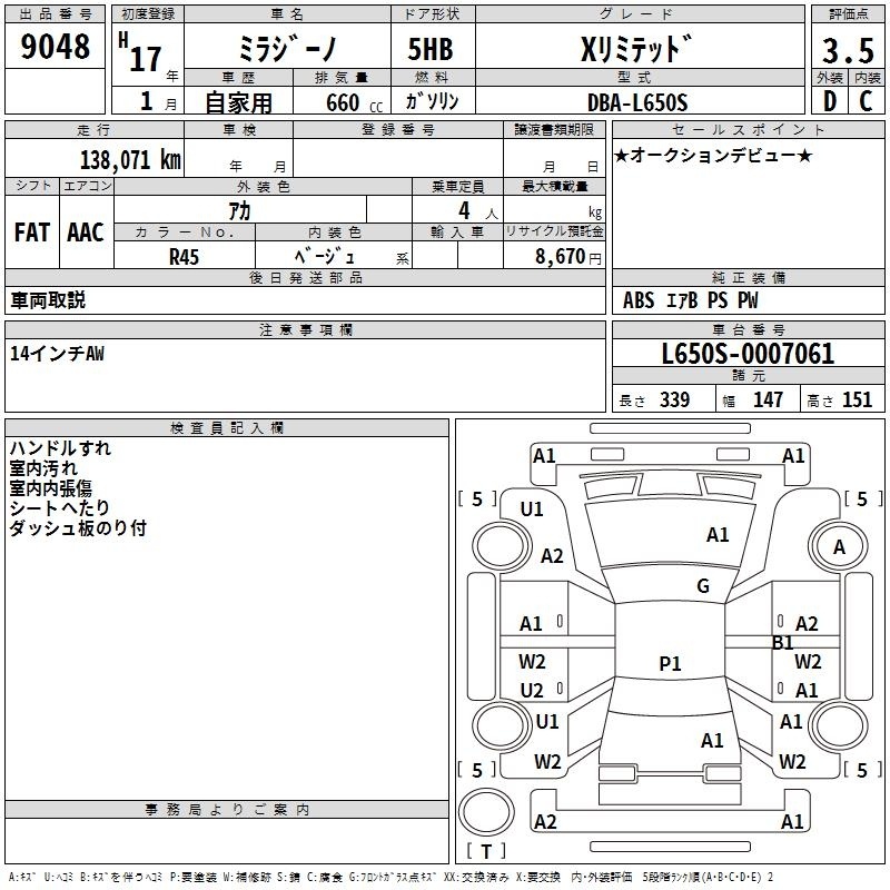 DAIHATSU MIRA GINO