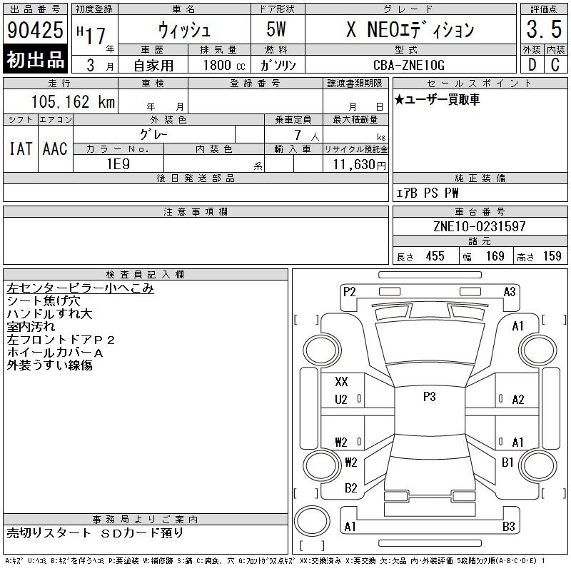 TOYOTA WISH