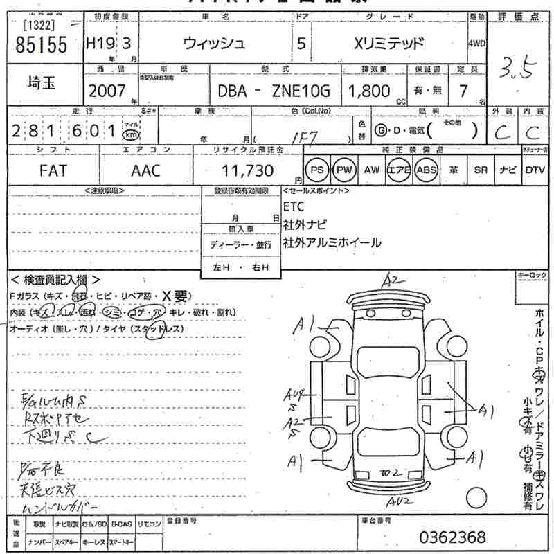 TOYOTA WISH