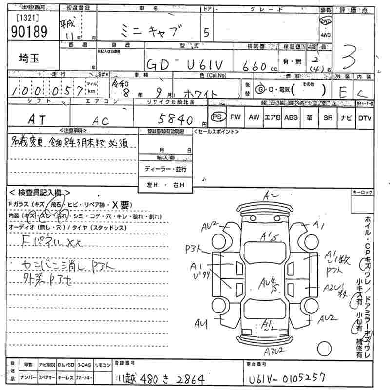 MITSUBISHI MINICAB