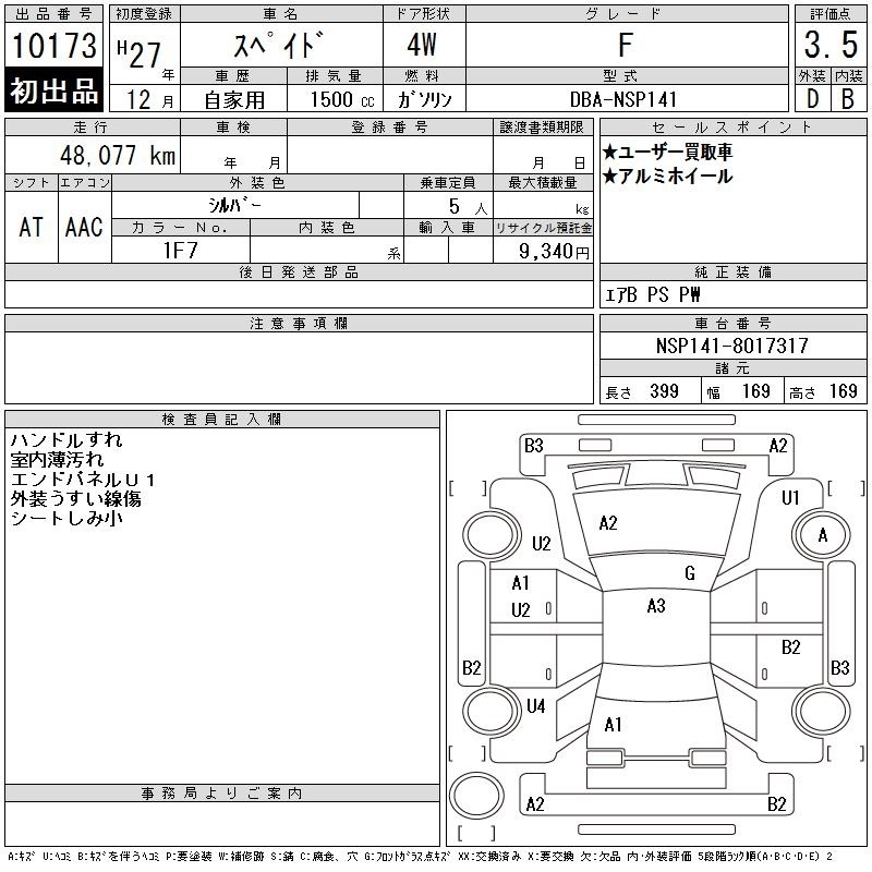 TOYOTA SPADE
