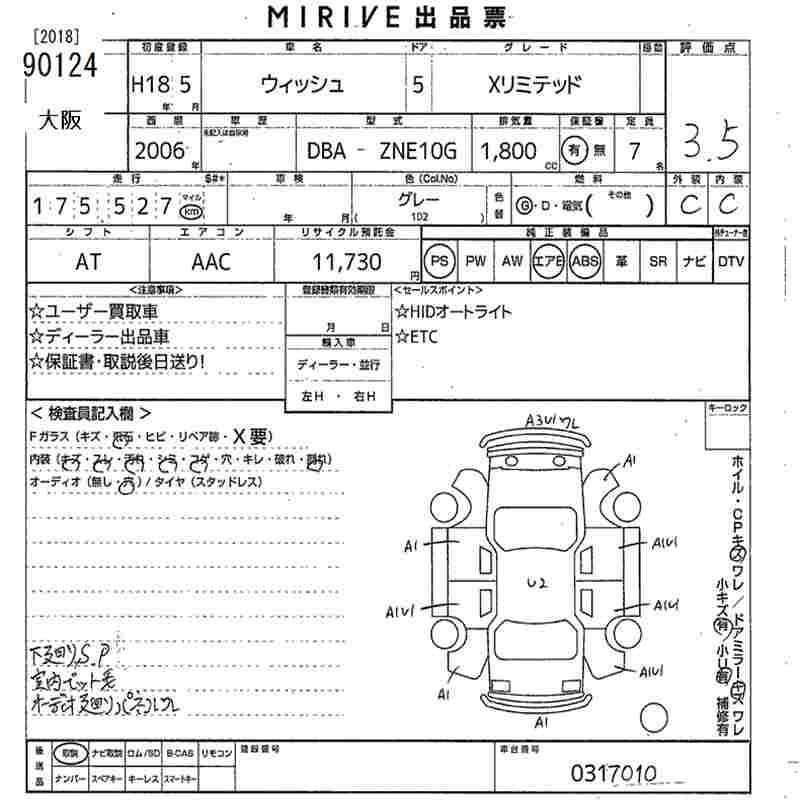 TOYOTA WISH
