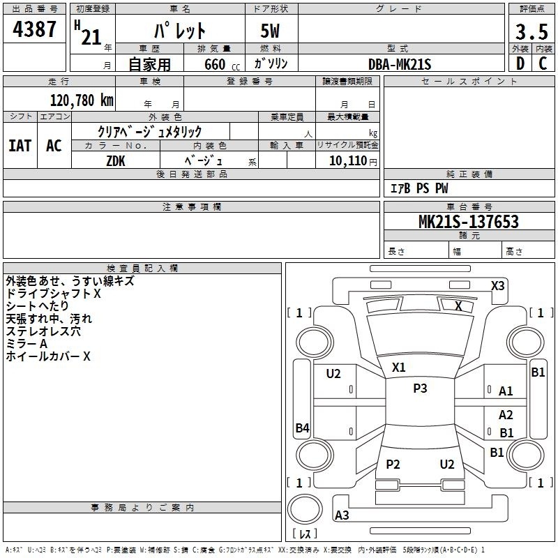 SUZUKI PALETTE