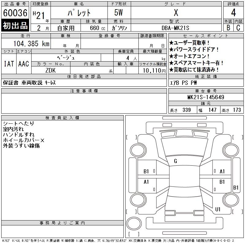 SUZUKI PALETTE