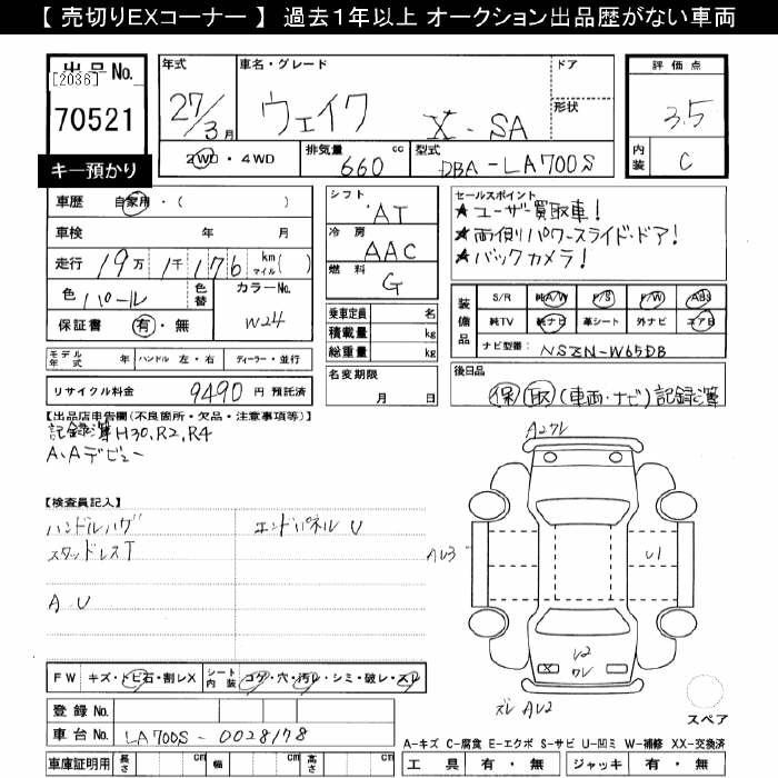 DAIHATSU WAKE