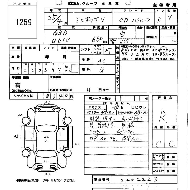 MITSUBISHI MINICAB