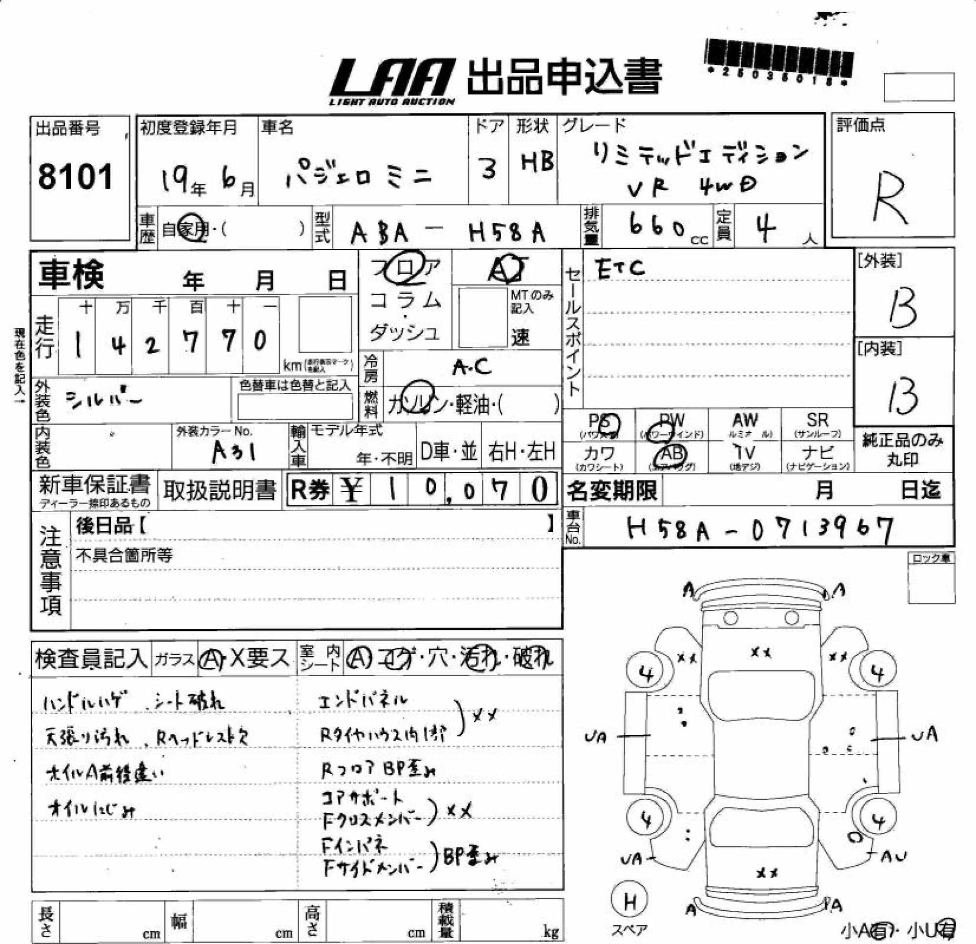 MITSUBISHI PAJERO MINI