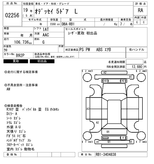 HONDA ODYSSEY