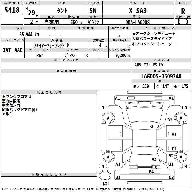 DAIHATSU TANTO