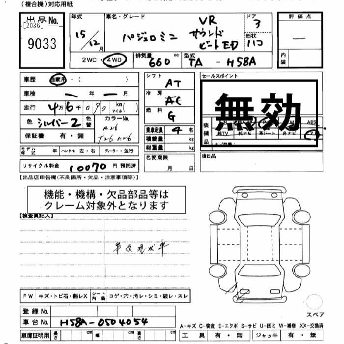 MITSUBISHI PAJERO MINI