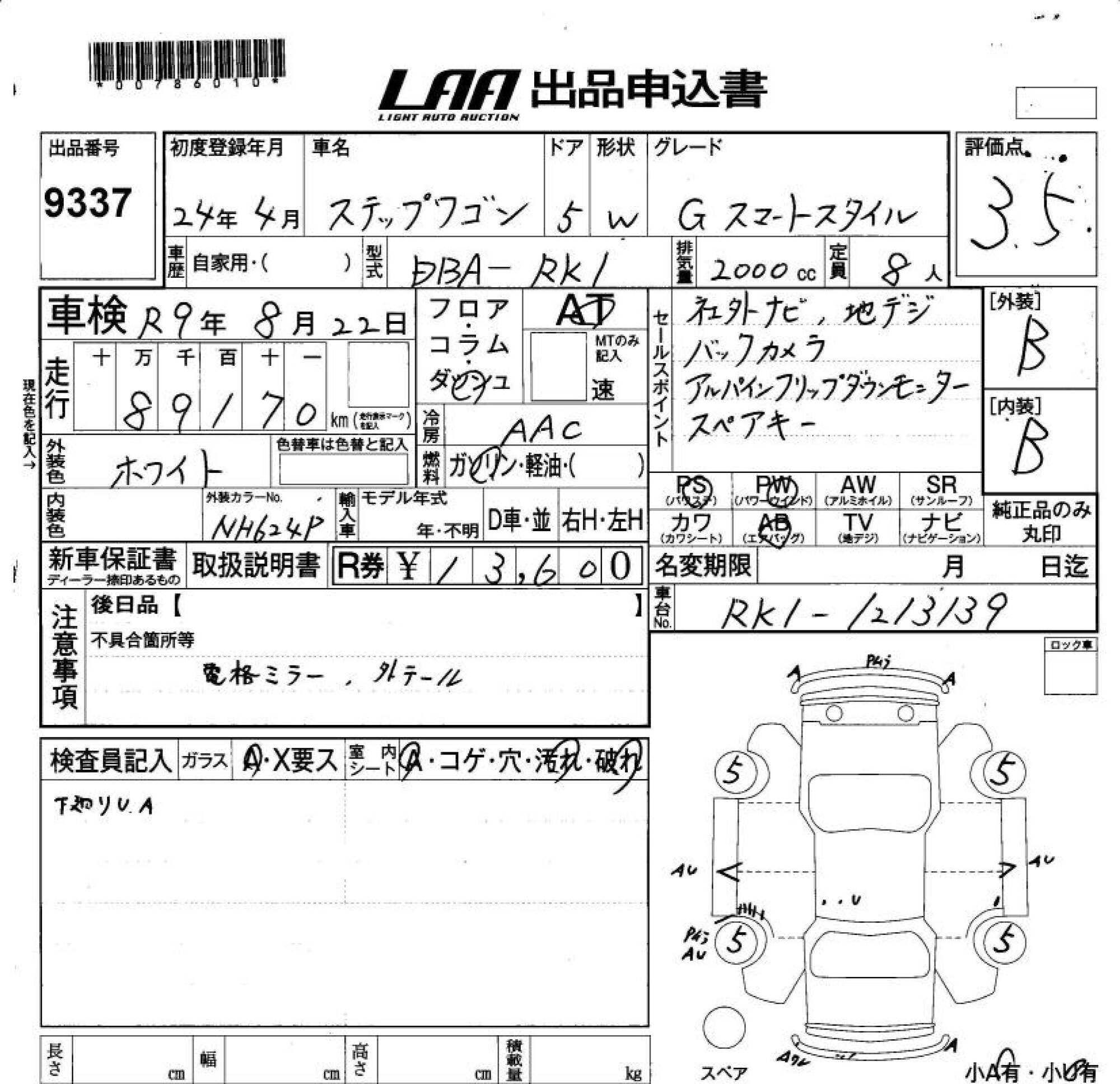 HONDA STEPWGN