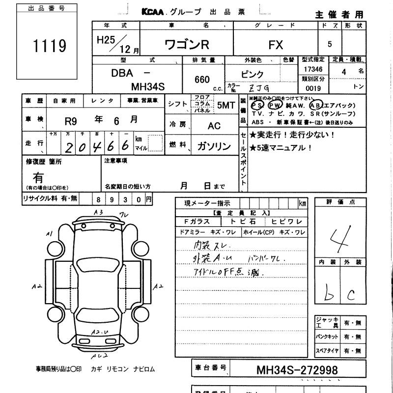 SUZUKI WAGON R