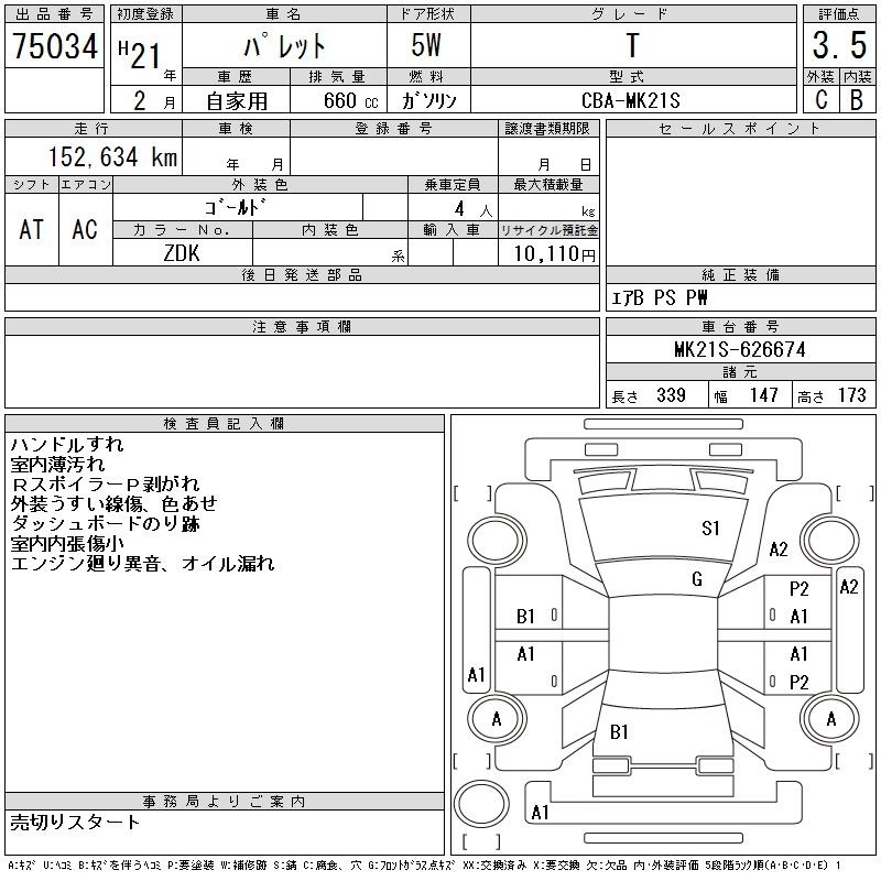 SUZUKI PALETTE