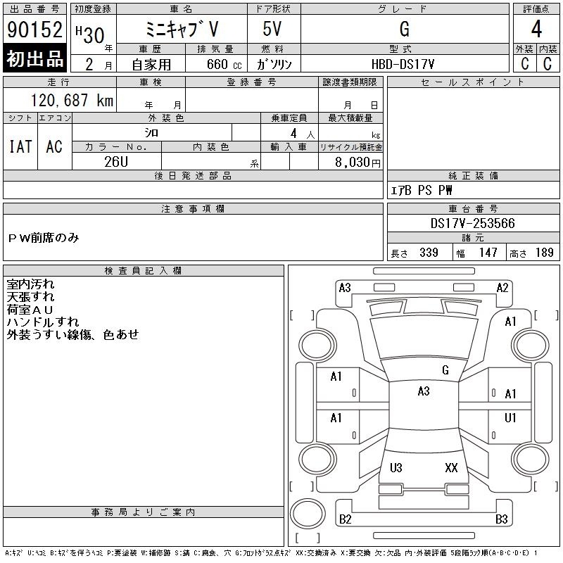 MITSUBISHI MINICAB