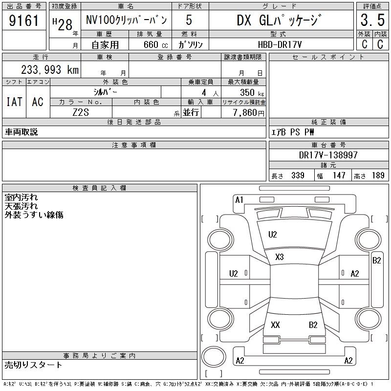 NISSAN NV100 CLIPPER