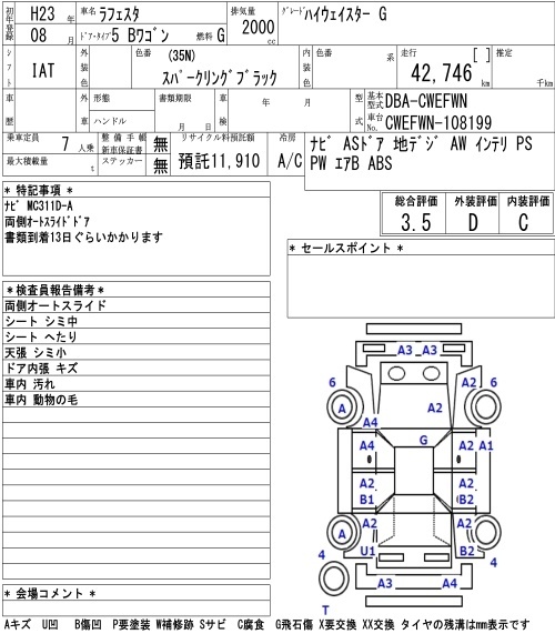 NISSAN LAFESTA