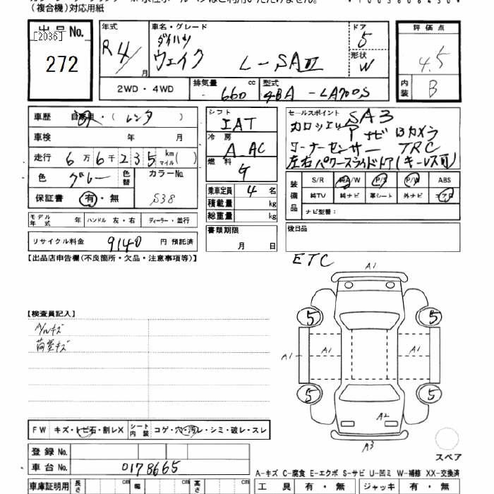 DAIHATSU WAKE